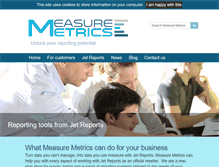 Tablet Screenshot of measuremetrics.co.uk